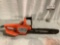 Electric Remington deluxe limb n trim 12 chainsaw, sold as is.