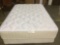 Full size mattress box springs and mattress w/ frame is Sealy Posturepedic No rips tears or stains