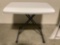 LIFETIME small adjustable table, approx 30 x 19 x 26 in.
