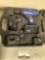 master Mechanic cordless power drill w/ case, batteries, charger.