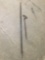 2 pc. lot of vintage long steel crowbar / pry bar, approx 72 in.