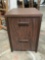 Large 2-drawer wood file cabinet, approx 20 25 x 29 in.