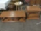 Vintage and in excellent condition tell city hard rock maple coffee table and end table