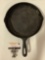 Vintage 10 1/2 inch cast iron pan skillet, made in Taiwan, approx 11 x 15 x 2 in.