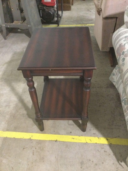 Mahogany color living room end table