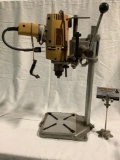 Vintage 1/2 Inch Drill Press, approx 13 x 20 x 7 in. Sold as is.