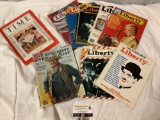 Lot of vintage/ antique magazines ; TIME May 31, 1937, Liberty, Saturday Evening Post 1979 John