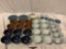 36 pc. lot of ceramic p Asian tableware; bowls, plates, cups, see pics.