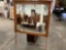 Vintage large wood frame vanity mirror , approx 49 x 61 in.