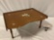 vintage wood lap table drawing easel, approx 20 x 15 x 9 in.