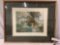 framed vintage art print, Tending The Garden by Arthur S Wilkinson