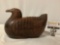 antique wood hand carved duck decoy keepsake/ stash box, approx 11 x 7 x 5 in.