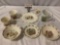 8 pc. lot of vintage Royal Daulton - Bunnykins English fine bone china tableware w/ adorable rabbit