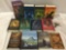 15 pc. lot of hardcover fantasy books: JK Rowling, Christopher Paolini w/ autographs, see pics.