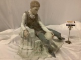 Huge Rare Limited LLADRO porcelain Hamlet sculpture art statue , signed by artist, handmade in Spain