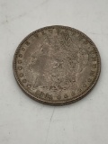 1881 silver Morgan dollar / nice coin