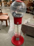 Beaver large gumball quarter machine candy dispenser w/ spiraling roll out design, sold as is
