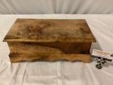 PS Creations - Walt?s myrtlewood hand crafted jewelry box, Tenmile, Oregon