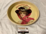 Vintage OLYMPIA BREWING CO. beer advertising tray, nice condition