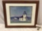 Framed lighthouse color photo: Alki Beach Light, Seattle by Gary Davis