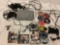SONY Playstation video game console w/ lot game discs, cords and controllers, tested/working