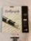 Spice Box Calligraphy instruction book & pen kit.