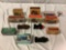 12 pc. lot AVON car shaped after shave bottles, 9 w/ box.