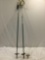 Excel ski poles, made in Finland, approx 60 x 4 in.