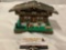 Vintage wood MAPSA chalet Swiss musical movement music box, Le Vieux Chalet