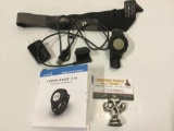 Garmin forerunner 210 GPS enabled sports watch with instructions, cord, battery belt, sold as is.