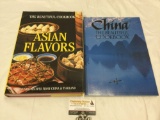 2 pc. Lot of Asian cookbooks; China the beautiful cookbook, Asian flavors - recipes from China and