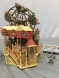 Vintage ENESCO Victoria Ferris Wheel musical amusement park ride plastic model, RARE, sold as is