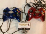 2 pc. XBOX - Star Wars controllers; Darth Vader, Jedi Knight.