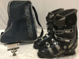 SALOMON Evolution 8.0 Ski Boots size Large w/ bag. Made in Italy.