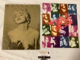 2 pc. lot of vintage pop music tour programs: MADONNA World Tour 1987, NEW KIDS ON THE BLOCK Sold