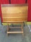 Nice solid wood adjustable draftsmen table