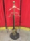 Very cool antique adjustable brass valet and umbrella stand combination 56 inches tall