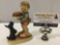 Mid century vintage GOEBEL M.I. Hummel figurine Begging For His Share mk2, Germany, 9