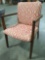 Mid century Danish wood chair w/ upholstery, approx 18 x 23 x 32 in.