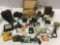 Lg. lot antique film cameras; Mamiya/Sekor 500 DTL 35 mm w/ lens, GAF MEMO 35EE, Graflex Speec