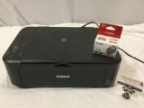 CANON Pixma MG3620 wireless printer, scanner, tested/ working w/ disc, manual, ink