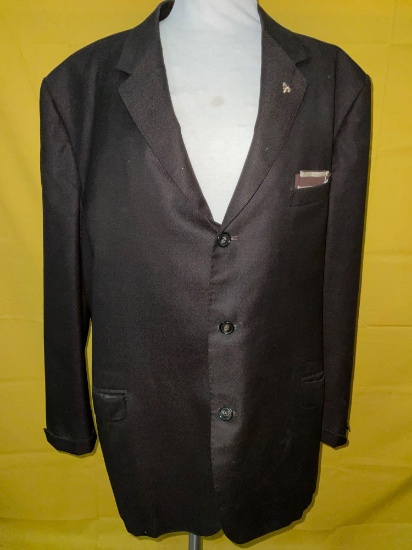 Vintage Walters custom tailored suit jacket monogrammed: John Pomeroy, approx size large