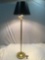Vintage parlor lamp w/ shade, tested/working, shows wear on base, see pics.