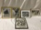 5 original circa 40S ,50,S framed photographs kids/ people playing marbles / or tournaments see pics
