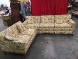 Vintage old school floral couch and love seat / couch 8 ft x 30 tall / love seat 53 x 29