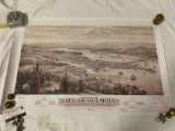 Birds eye view of the city of Olympia and Tumwater, Puget Sound, Washington territory 1879