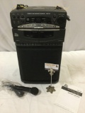 The Singing Machine compact disc/ cassette Karaoke Center w/ mic, tested/working