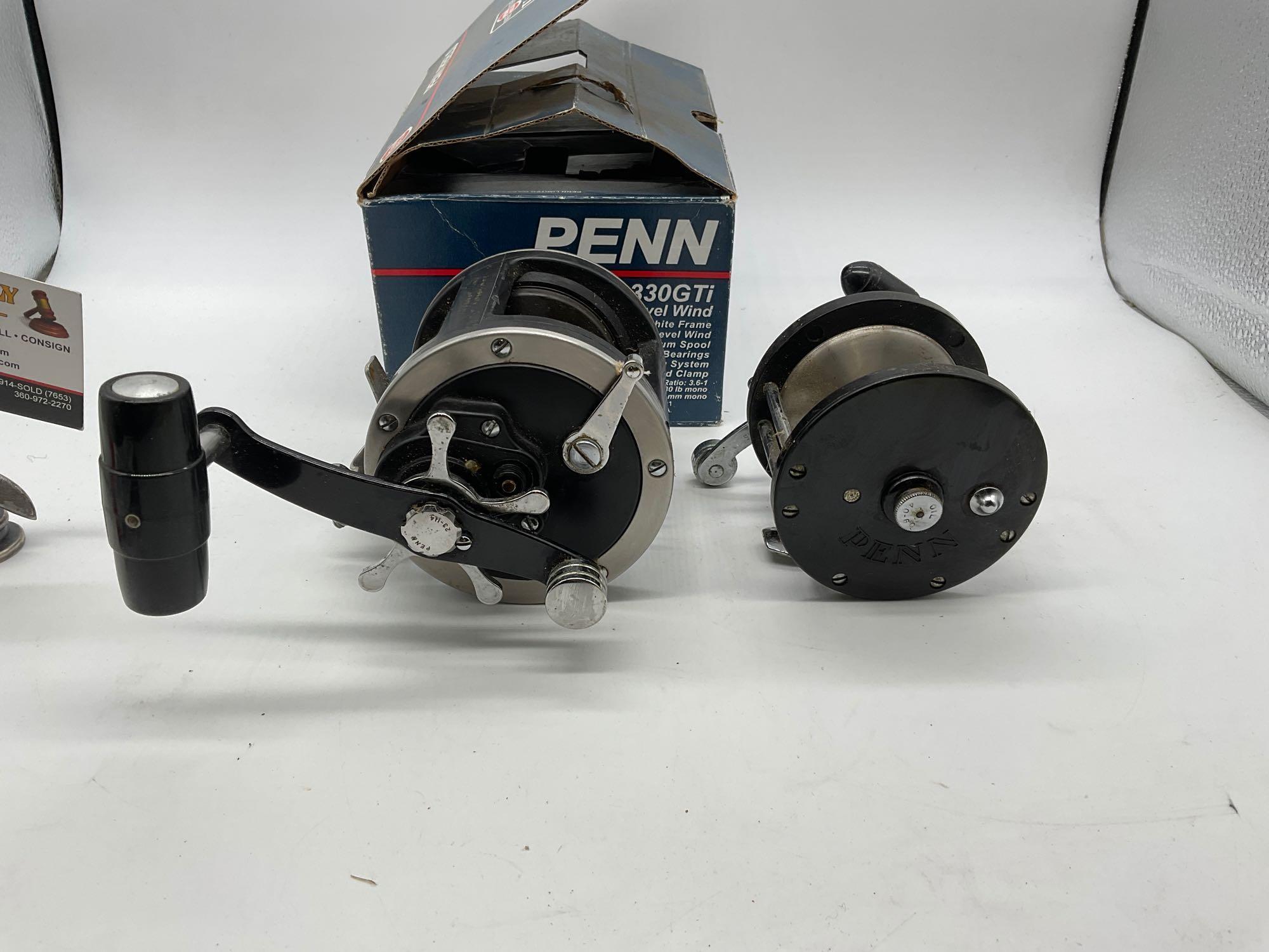 2x Fishing reels. Penn 330 GTI graphite super