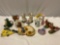 Large lot of vintage / antique ceramic animal shaped decor / figurines / collectibles