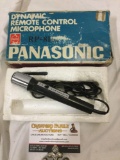 Vintage Panasonic dynamic remote control microphone RP ? 8162 with box.